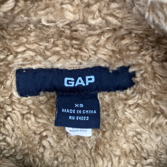 Vintage GAP Faux Fur Lined Denim Jacket - Picture 3 of 4